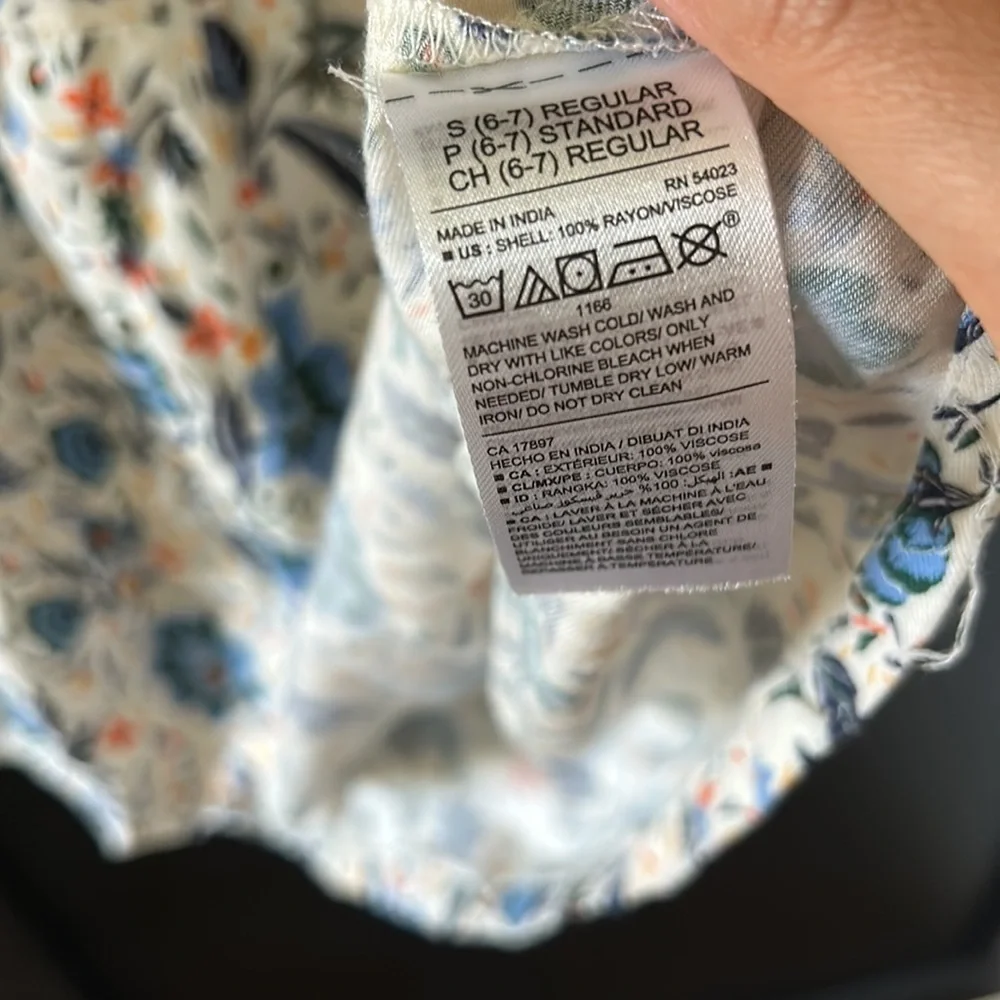 OLD NAVY Floral‎ Girls S (7/8) Boho Style dress.